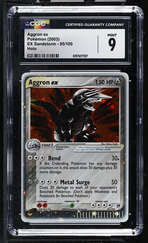 Aggron ex graded CGC 9 for sale on eBay