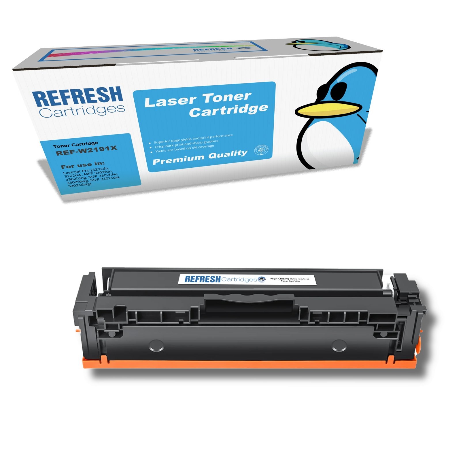 Refresh Cartridges Replacement Cyan 219X Toner Compatible With HP Printers