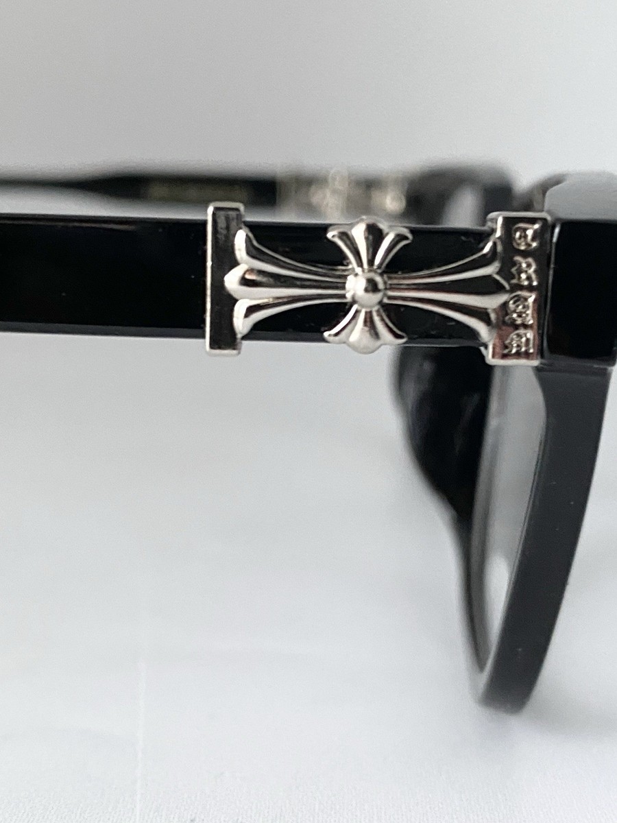 Chrome Hearts 2273 Black Eyeglasses Italy 53-18-138 Frame Only | eBay