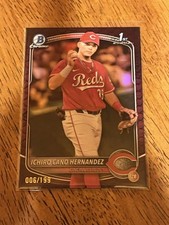 2025 Bowman - Chrome Prospects Ichiro Cano Hernandez #BCP-18 Fuchsia...