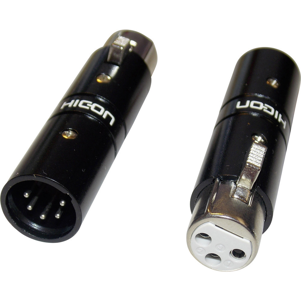 Hicon HI-X3X5-FM XLR-Адаптер XLR-Buchse - XLR-Stecker 1 St 2090₽