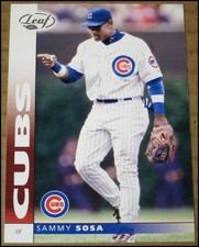 2002 Leaf Sammy Sosa Baseball Card #60 Chicago Cubs Right Field NRMT