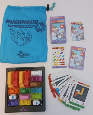 Rush Hour Traffic Jam Game Jr.  - Complete In Bag  - by Thinkfun (Ages 6-8)