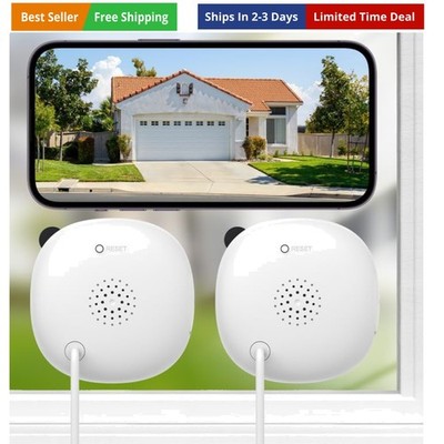 2K No Drill Window Camera-2 Pack 2.4Ghz & 5Ghz WiFi Cameras for Home Security...