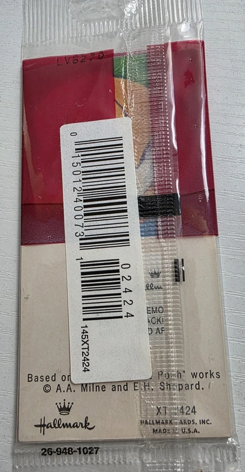 Nuevo sello vintage Disney Winnie The Pooh etiquetas de regalo de Navidad adhesivas vacaciones Foto 2 de 4