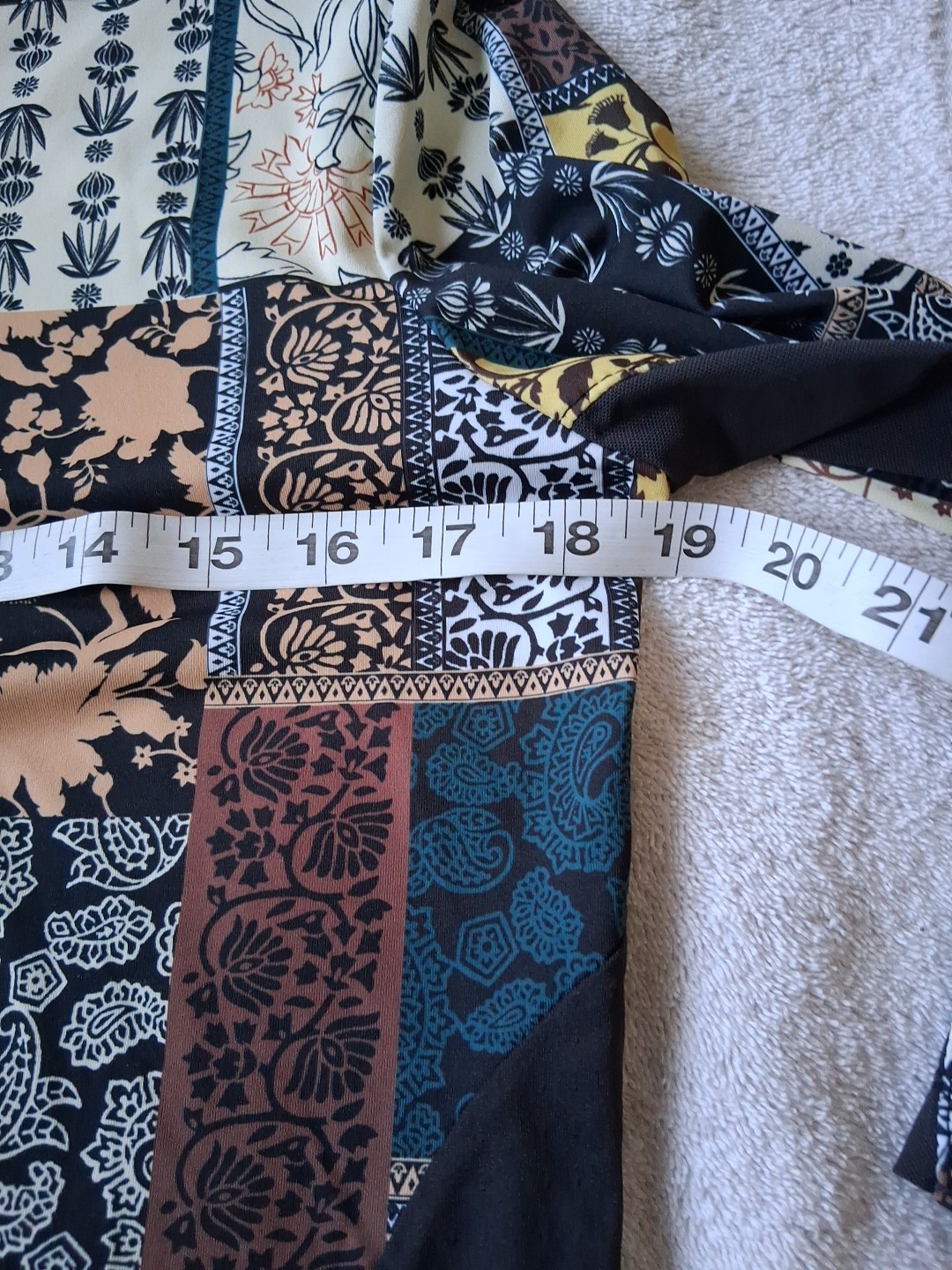 Kastel Denmark Womens  Multi Patchwork Pattern 1/… - image 7