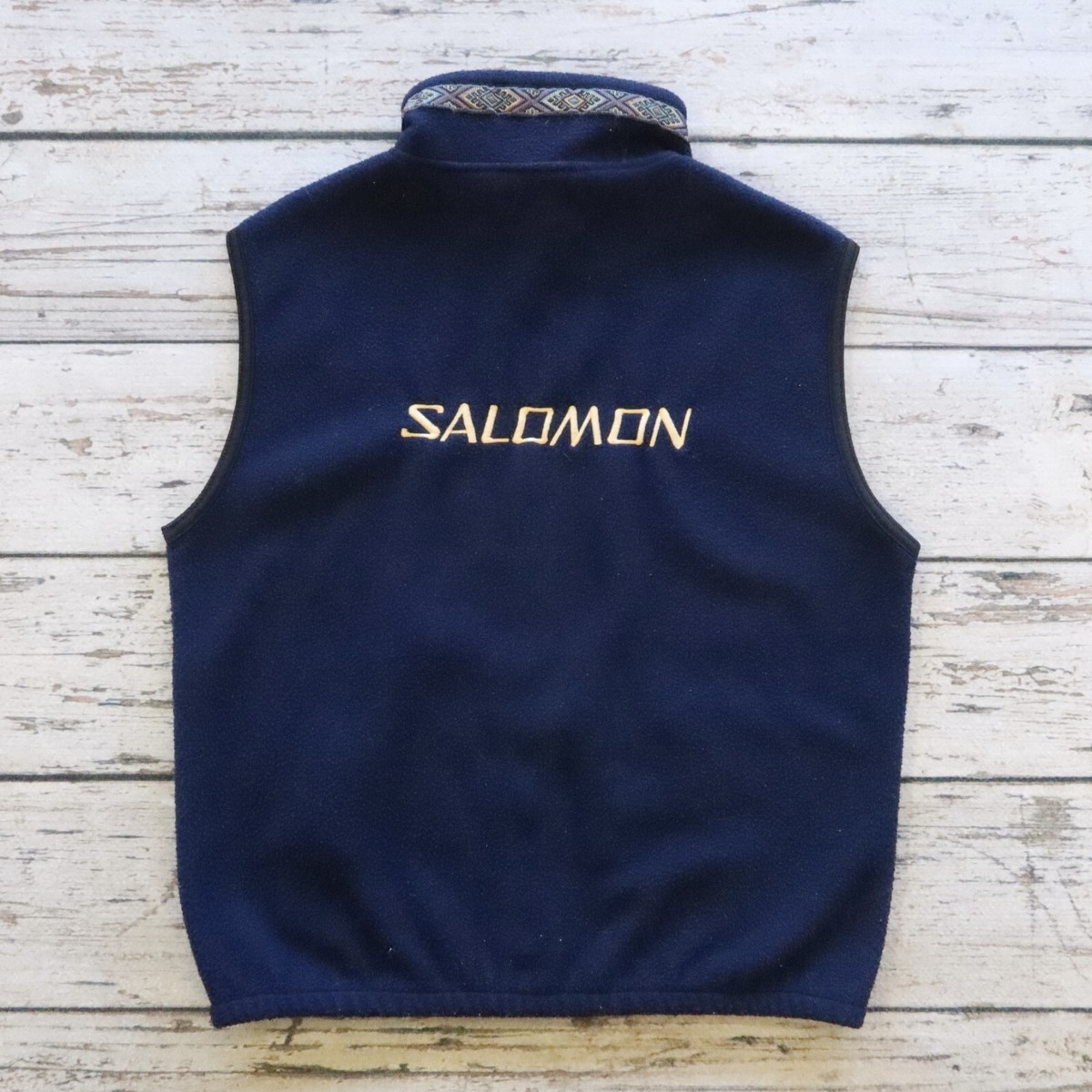 Vintage 90s Salomon Fleece Vest Colorado Ski & Golf Made in USA