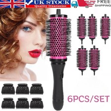 Brush Set Comb Barrel Detachable Round Hair Styling Tool Set with 6 Barrels UK