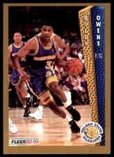 1992-93 FLEER Basketball - NM Rookie Card #79-BILLY OWENS, Golden State Warriors