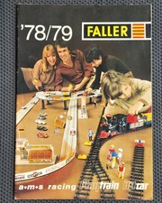 Faller AMS Racing Prospekt von 1978/79 mit Hitcar, Playtrain #DEZ4345