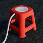 Red Guangdong Plastic Stool Style Dock for AirPods & Apple Watch Charging Stand