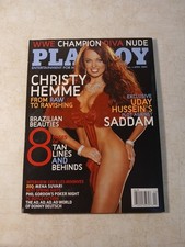 Playboy Magazine April 2005 -Christy Hemme WWE/Playmate: Courtney Culkin