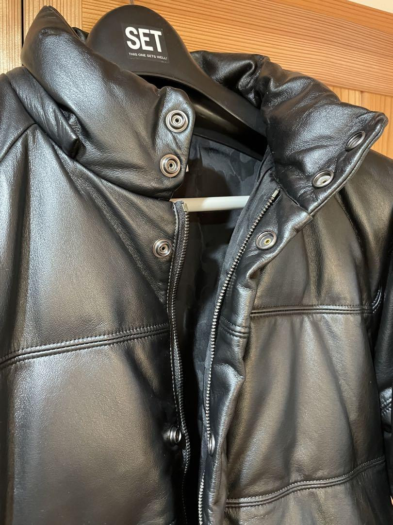ジャケット・アウター OLD A BATHING APE down leather jacket A Bathing Ape Leather Classic Down Jacket in Brown – Oneness