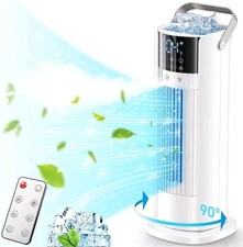 Portable Air Conditioning Tower Fan, 16 Inch Evaporative Air Cooler with Remote