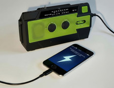 Solar Multi Purpose Emergency Hand Crank Radio 4000mAh WB/AM/FM/USB/LED-MD-090P