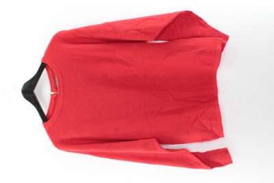 Primark Damen Pullover Gr. 38/40 Oberteil Rot Viskose #EV-12