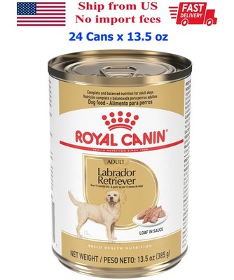 Royal Canin Labrador Retriever Loaf in Sauce Wet Dog Food, 24 Cans 13.5 oz.