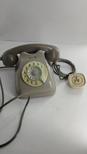 Telefono fisso anni 60' a disco "Bigrigio S62" Sip Siemens. Design Lino Saltini