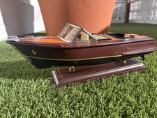 MODELLO MOTOSCAFO VINTAGE CHRIS-CRAFT RUNABOUT MOTOSCAFO BARCA A MOTORE