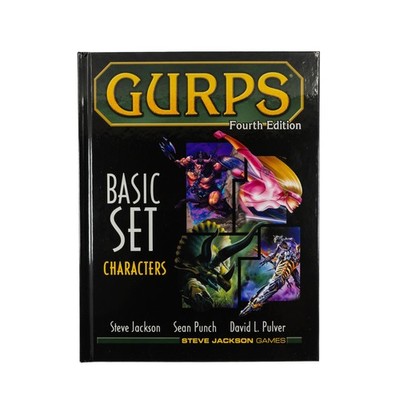 GURPS BASIC SET: CHARACTERS, FOURTH EDITION BY Steve Jackson HARDCOVER