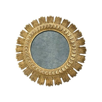 Mirror Sunburst Style Vintage Soicher Marin Design Hollywood Regency Decor