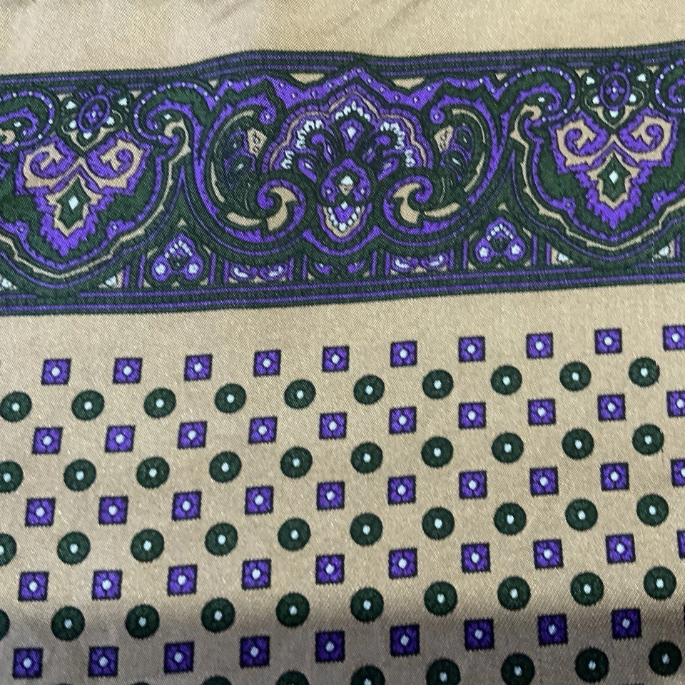 Estampado de seda cachemira gris mano R sin marca 12",1/2 PEC para hombre HNDKRCHF/P.SQR PEC Foto 2 de 3