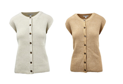 M&S Collection Cloud-yarn Knitted Crew Neck Waistcoat