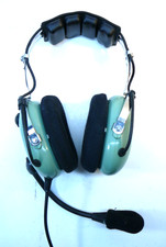David Clark H10-20 Aviation Headset w/ Microphone Pilot Aircraft Headphones [O]b