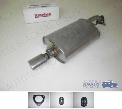 Auspuff Endtopf + Anbauteile für Volvo S40/V40 1.9i Turbo7/97-