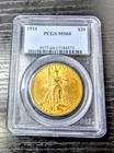 1924 $20 Saint-Gaudens Double Eagle Gold PCGS MS64, Philadelphia Mint- No Ship