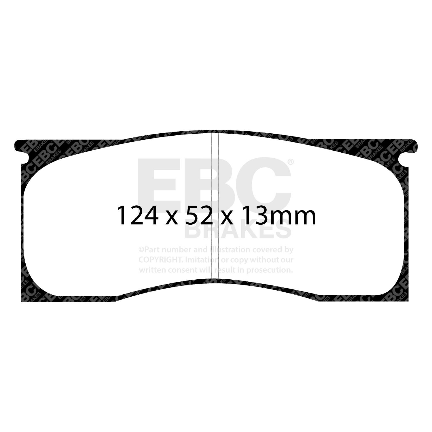 EBC DP31157C BRAKE PAD SET DISC BRAKE Front