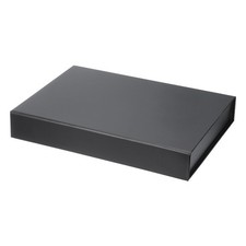 13x9x2 Inch Rectangle Gift Favor Box with Magnetic Closure Lid Black