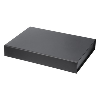 13x9x2 Inch Rectangle Gift Favor Box with Magnetic Closure Lid Black