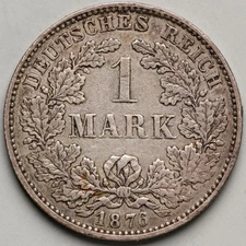 1876-H Germany 1 Mark