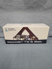 Tie And Belt Rack Wood Hanger 32 Pegs 4 Hooks Brand New Closet Organizer