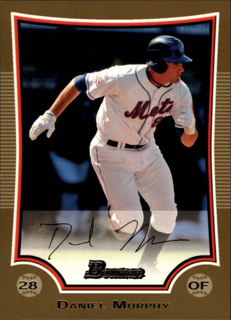 2009 Bowman Gold #66 Daniel Murphy - BB