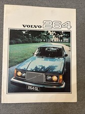 1976 Volvo 264 Gl Sales Brochure - Original 1976 Volvo 264 Gl Sales Brochure - Original