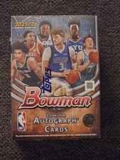 2025-26 TOPPS BOWMAN NBA BASKETBALL BLASTER VALUE BOX FACTORY SEALED. 