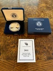 2011-W Proof American Silver Eagle Dollar $1 Box & COA US Mint Bullion OGP