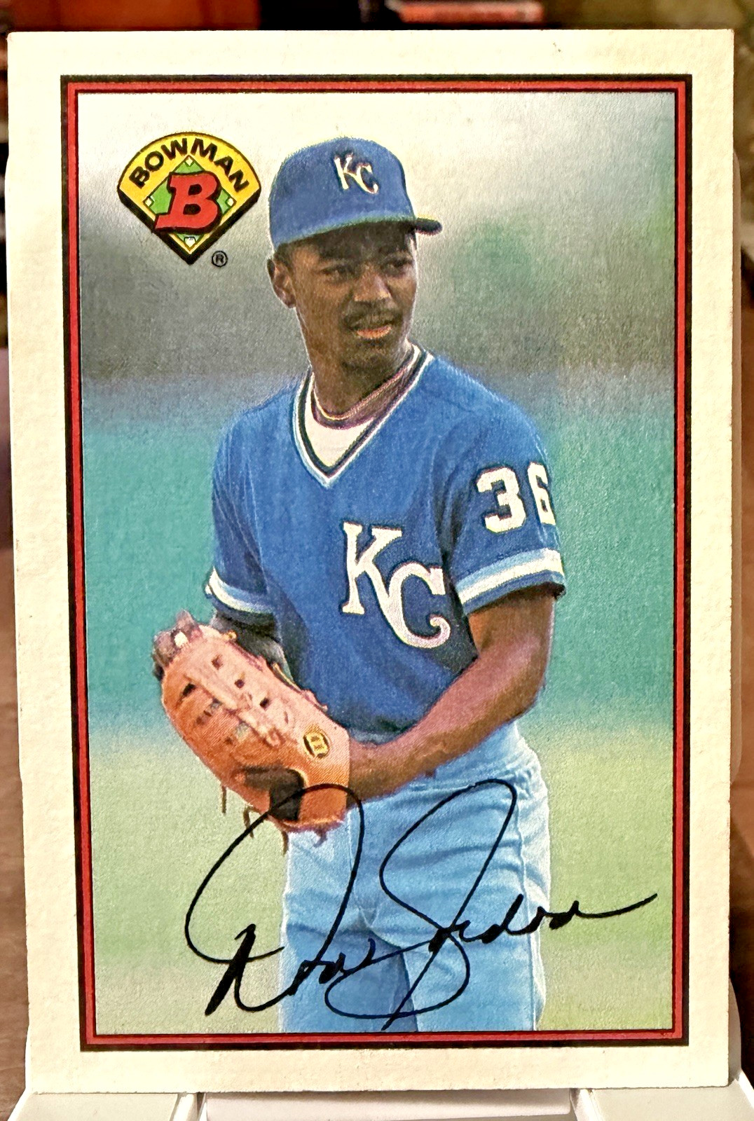 1989 Bowman - Tom Gordon #115 (RC) ERROR CARD!!