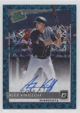 2020 Panini Donruss Optic Teal Velocity Prizm 3/35 Alex Kirilloff Auto 13u1