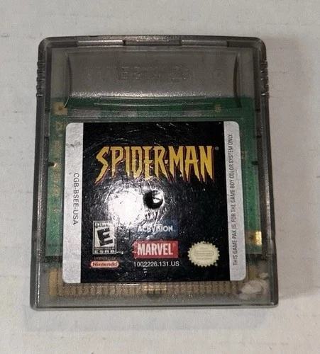 Spider Man Nintendo Game Boy Color 2000 GBC Cart Only