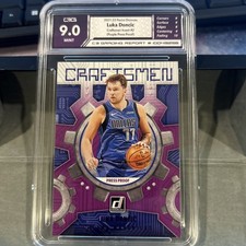 2021 Donruss Craftsmen Luka Doncic Purple Press Proof Dallas Mavericks #2