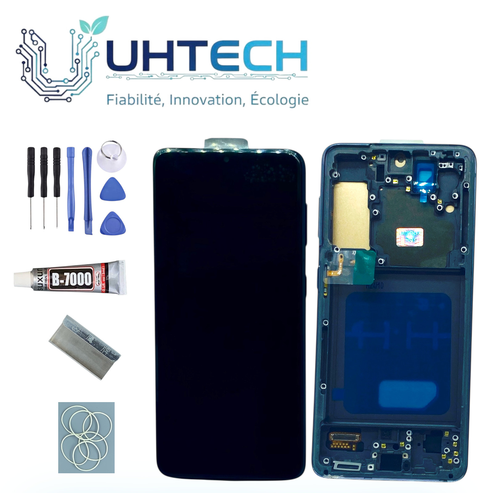 Écran Samsung Galaxy S21 de qualité premium et son châssis ajusté
