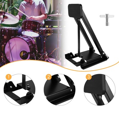 Bass Drum Practice Pad klappbar hohe Dichte Gummi Drum Pedal Anschluss