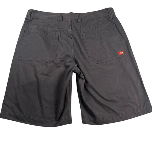 The North Face Men’s Flat Front Cotton Shorts Style AU8W Slate Gray Size 38 Long