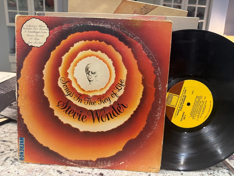 STEVIE WONDER 4X VINYL LP LOT SONGS IN THE KEY OF LIFE  INNERVISIONS FULLFILL - Image 4 of 4