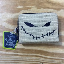 Cartera Loungefly Disney Pesadilla Antes de Navidad Oogie Boogie Arpillera Nueva con Etiquetas