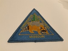 Older State Missouri Conservation Dept Fish Wildlife Police Tan Raccoon patch MO