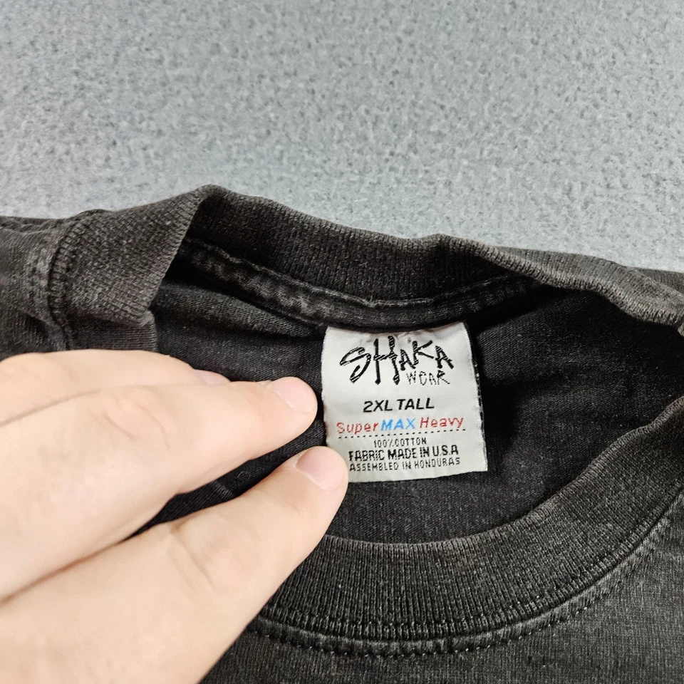 Mad Money Shirt Mens 2XL Tall Black Shaka Wear Popeye Bluto Graphic Tee Hip Hop - Image 4 of 4